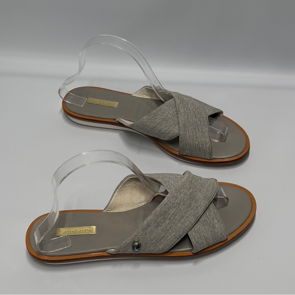 Louise et Cie Women’s Criss Cross Sandal khaki eU 39 US 9